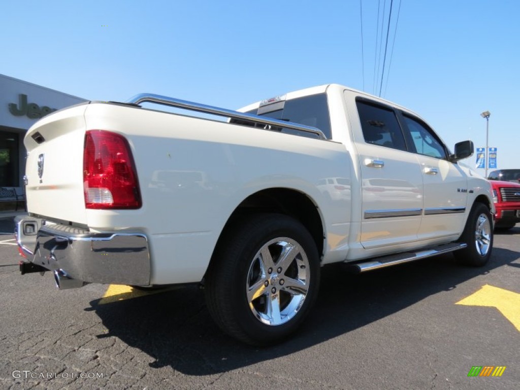 2010 Ram 1500 Big Horn Crew Cab - Cool Vanilla / Dark Slate Gray photo #7