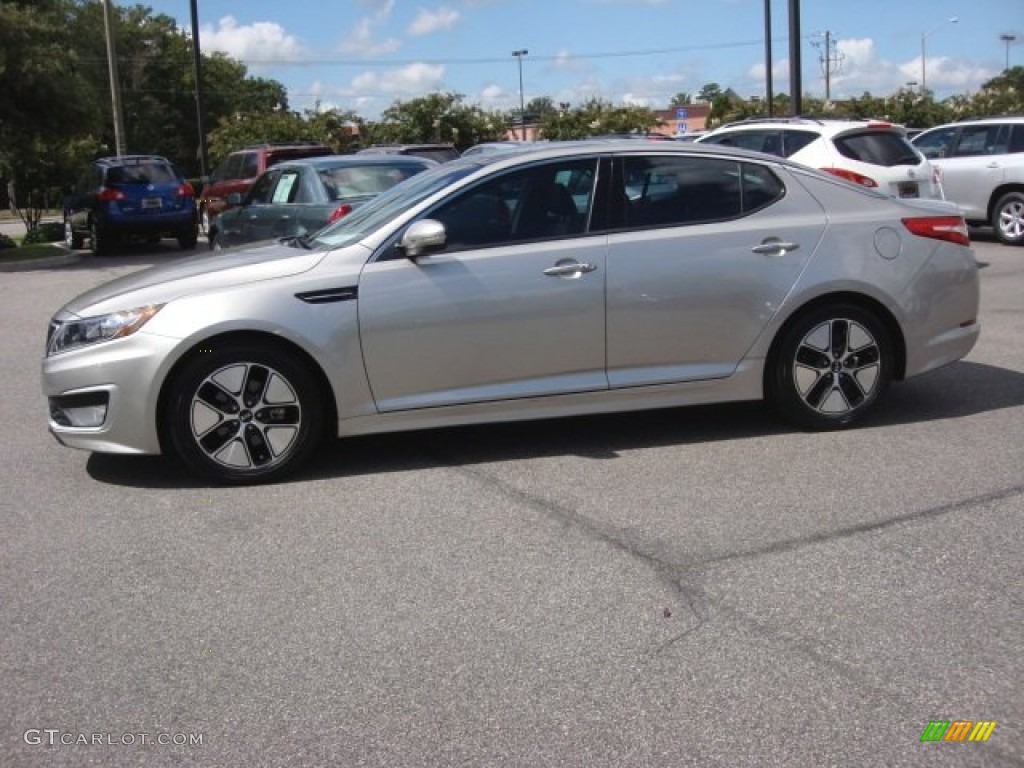 Satin Metal 2011 Kia Optima Hybrid Exterior Photo #85917183