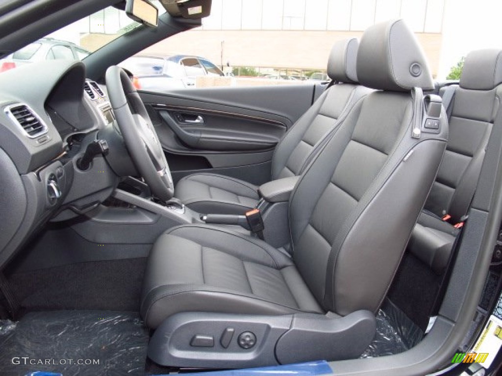 Charcoal/Black Interior 2014 Volkswagen Eos Executive Photo #85917312