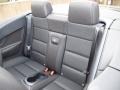 2014 Volkswagen Eos Charcoal/Black Interior Rear Seat Photo