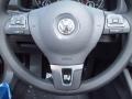 Charcoal/Black 2014 Volkswagen Eos Executive Steering Wheel