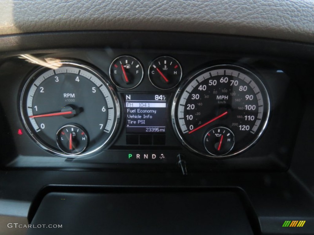 2010 Ram 1500 Big Horn Crew Cab - Cool Vanilla / Dark Slate Gray photo #22