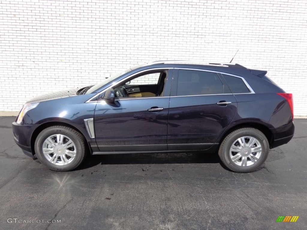 Sapphire Blue Metallic 2014 Cadillac SRX Luxury AWD Exterior Photo #85917852