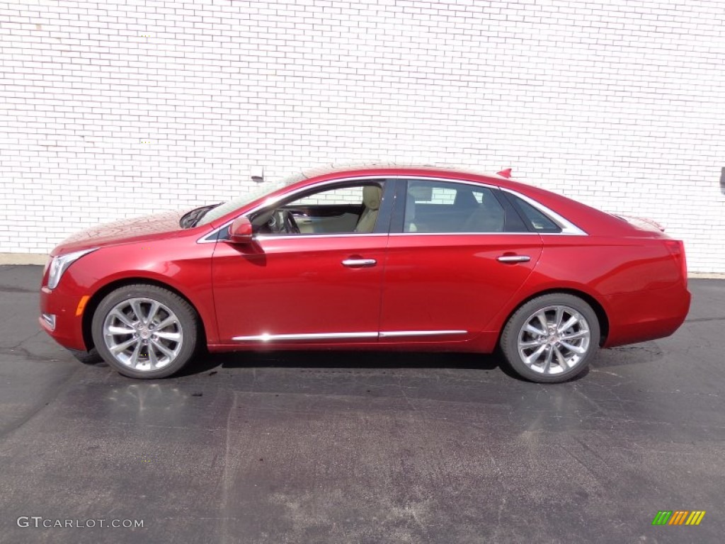 Crystal Red Tincoat 2014 Cadillac XTS Luxury FWD Exterior Photo #85918368