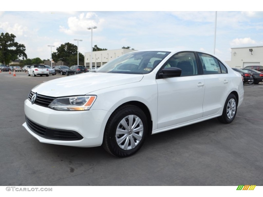 Pure White 2014 Volkswagen Jetta S Sedan Exterior Photo #85918410