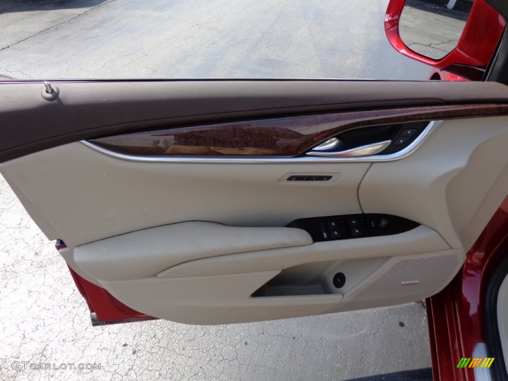 2014 Cadillac XTS Luxury FWD Shale/Cocoa Door Panel Photo #85918623