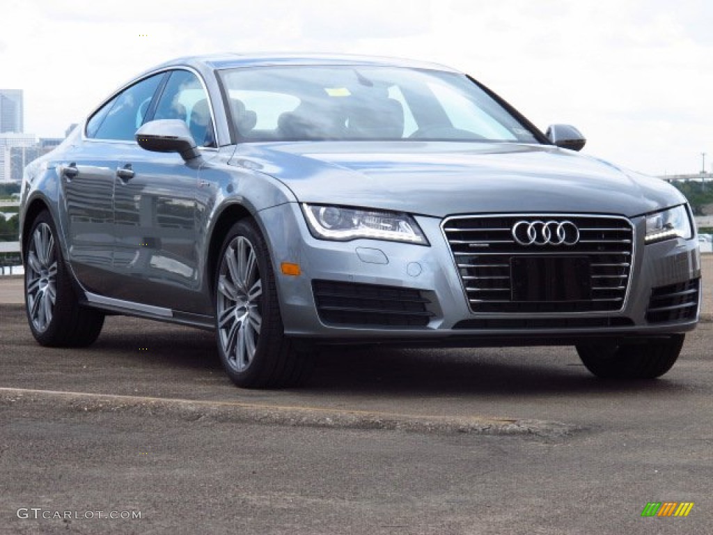 Quartz Gray Metallic 2014 Audi A7 3.0T quattro Premium Plus Exterior Photo #85918683