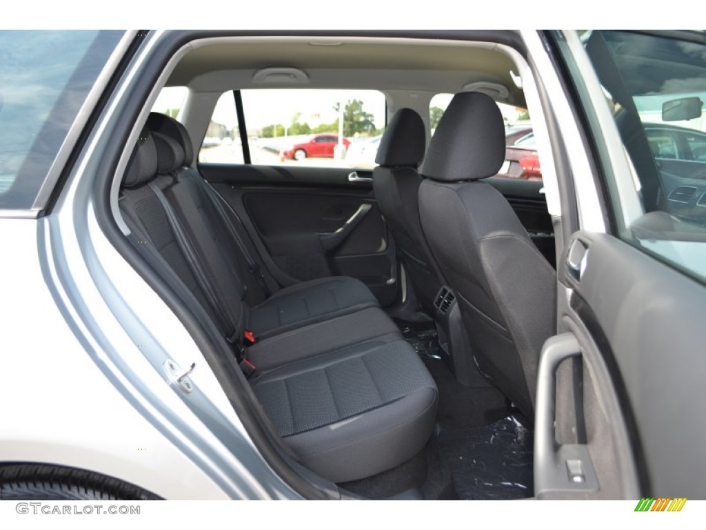 Titan Black Interior 2014 Volkswagen Jetta S SportWagen Photo #85918890