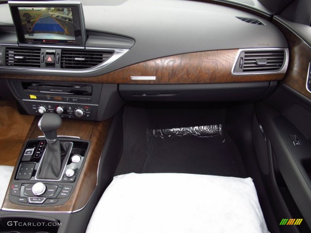 2014 Audi A7 3.0T quattro Premium Plus Black Dashboard Photo #85918980