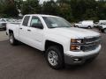 2014 Summit White Chevrolet Silverado 1500 LT Double Cab 4x4  photo #4