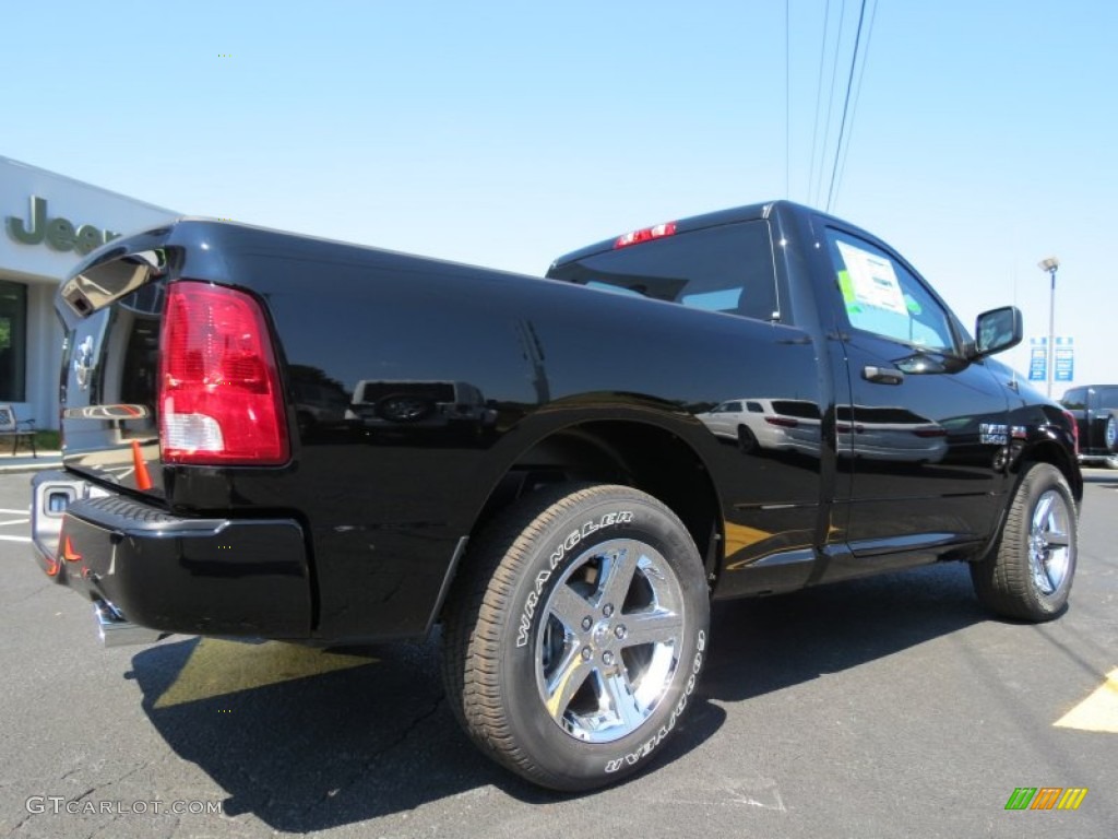 Black 2014 Ram 1500 Express Regular Cab Exterior Photo #85919730