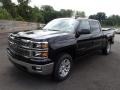 2014 Black Chevrolet Silverado 1500 LT Crew Cab 4x4  photo #2