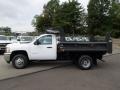 2014 Summit White Chevrolet Silverado 3500HD WT Regular Cab 4x4 Dump Truck  photo #1