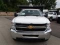 2014 Summit White Chevrolet Silverado 3500HD WT Regular Cab 4x4 Dump Truck  photo #3