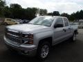 Silver Ice Metallic 2014 Chevrolet Silverado 1500 LT Double Cab 4x4 Exterior