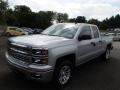 Silver Ice Metallic 2014 Chevrolet Silverado 1500 LT Double Cab 4x4 Exterior