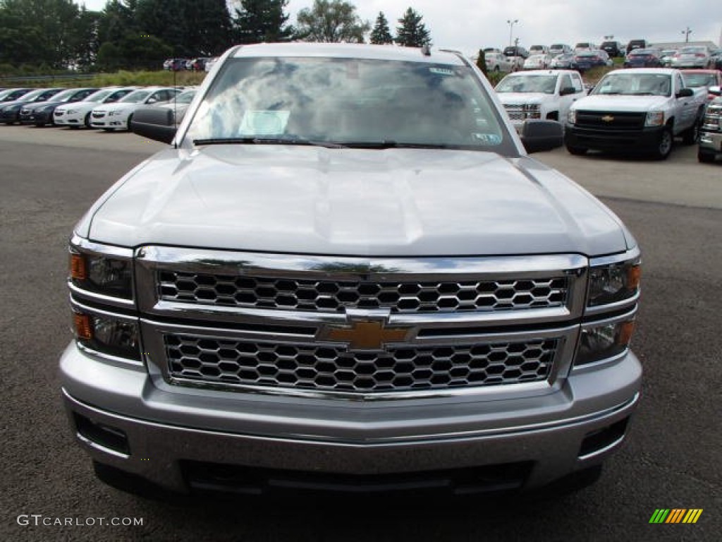 Silver Ice Metallic 2014 Chevrolet Silverado 1500 LT Double Cab 4x4 Exterior Photo #85920714