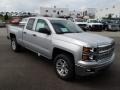 Silver Ice Metallic 2014 Chevrolet Silverado 1500 LT Double Cab 4x4 Exterior