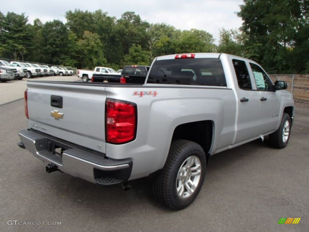 2014 Silverado 1500 LT Double Cab 4x4 - Silver Ice Metallic / Jet Black photo #6