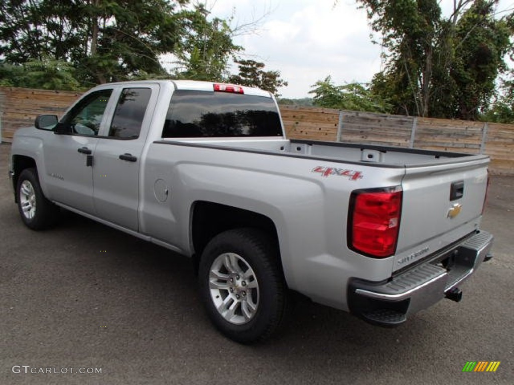 2014 Silverado 1500 LT Double Cab 4x4 - Silver Ice Metallic / Jet Black photo #8