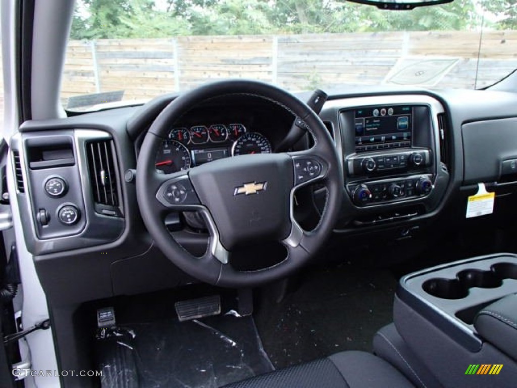 2014 Chevrolet Silverado 1500 LT Double Cab 4x4 Jet Black Dashboard Photo #85920894