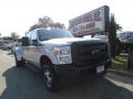 2012 Ingot Silver Metallic Ford F350 Super Duty XL Crew Cab 4x4 Dually  photo #11