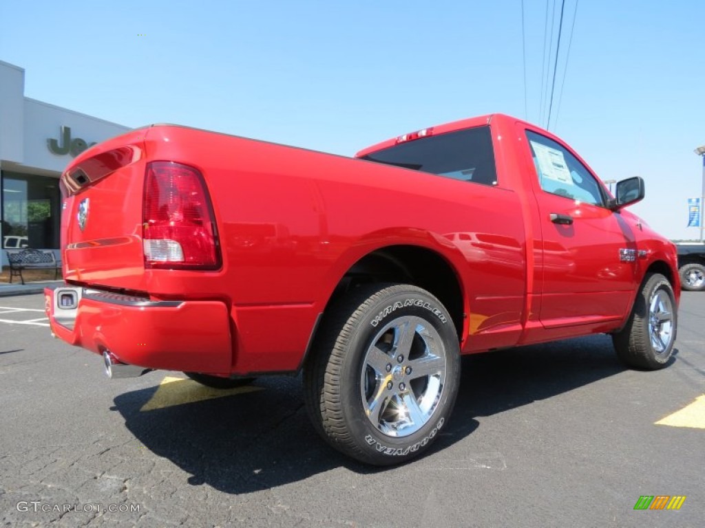 Flame Red 2014 Ram 1500 Express Regular Cab Exterior Photo #85922211