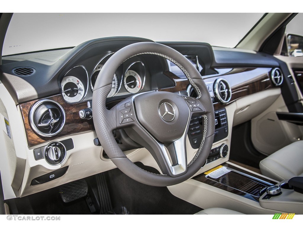 2014 Mercedes-Benz GLK 250 BlueTEC 4Matic Almond Beige/Mocha Dashboard Photo #85922886