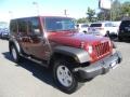 2010 Flame Red Jeep Wrangler Unlimited Mountain Edition 4x4  photo #1