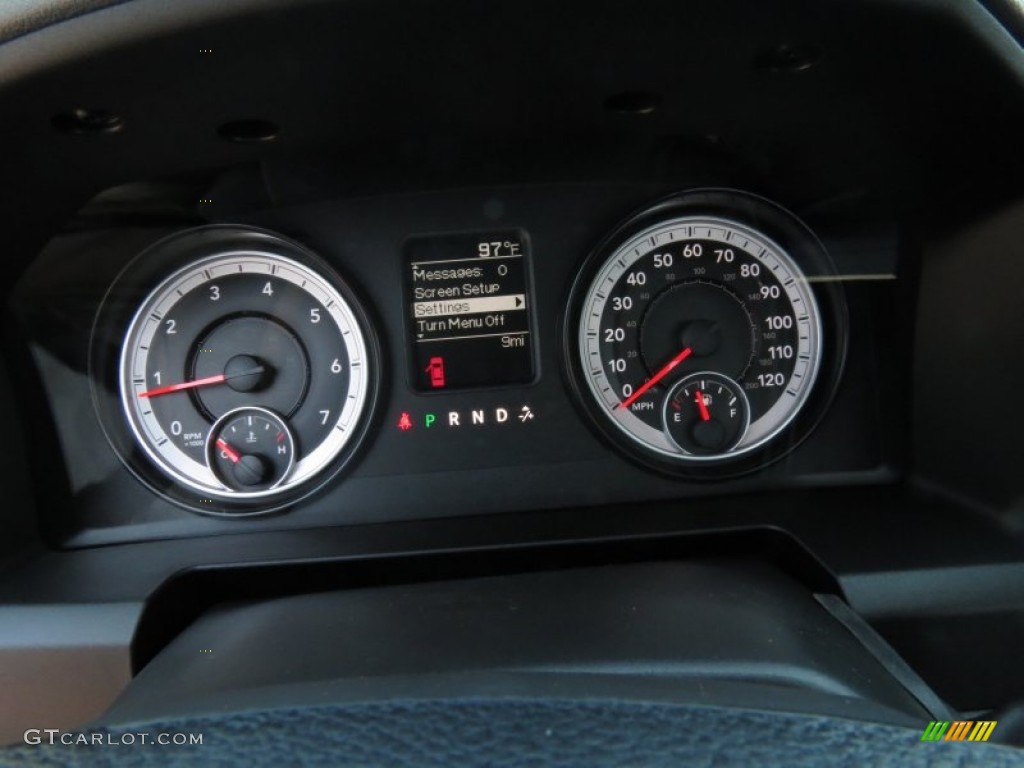 2014 Ram 1500 Express Regular Cab Gauges Photo #85923660