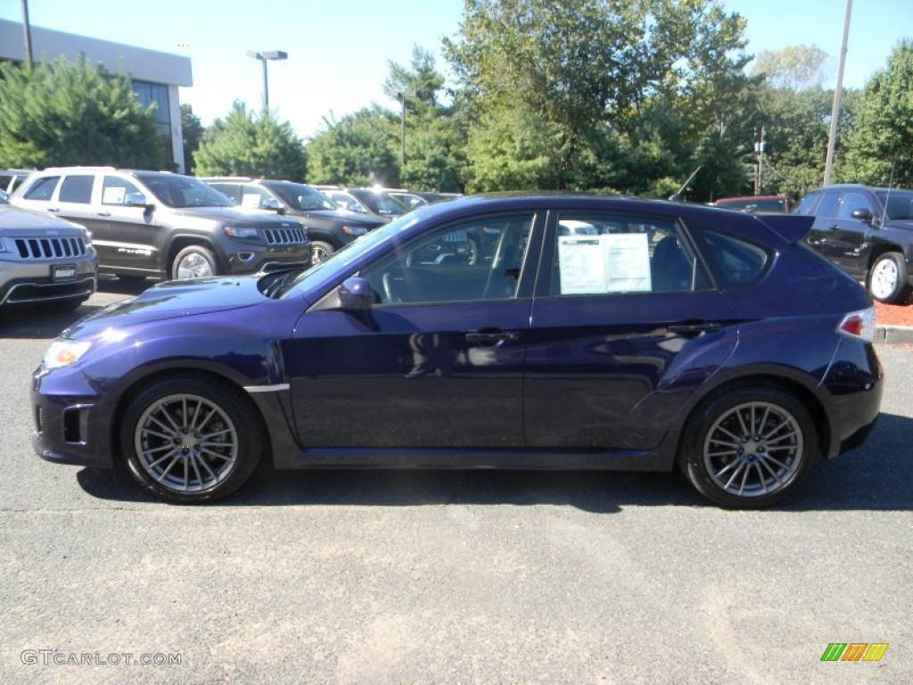 2012 Impreza WRX 5 Door - WRX Plasma Blue / WRX Carbon Black photo #4