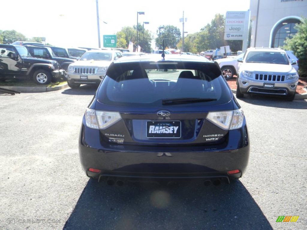 2012 Impreza WRX 5 Door - WRX Plasma Blue / WRX Carbon Black photo #6