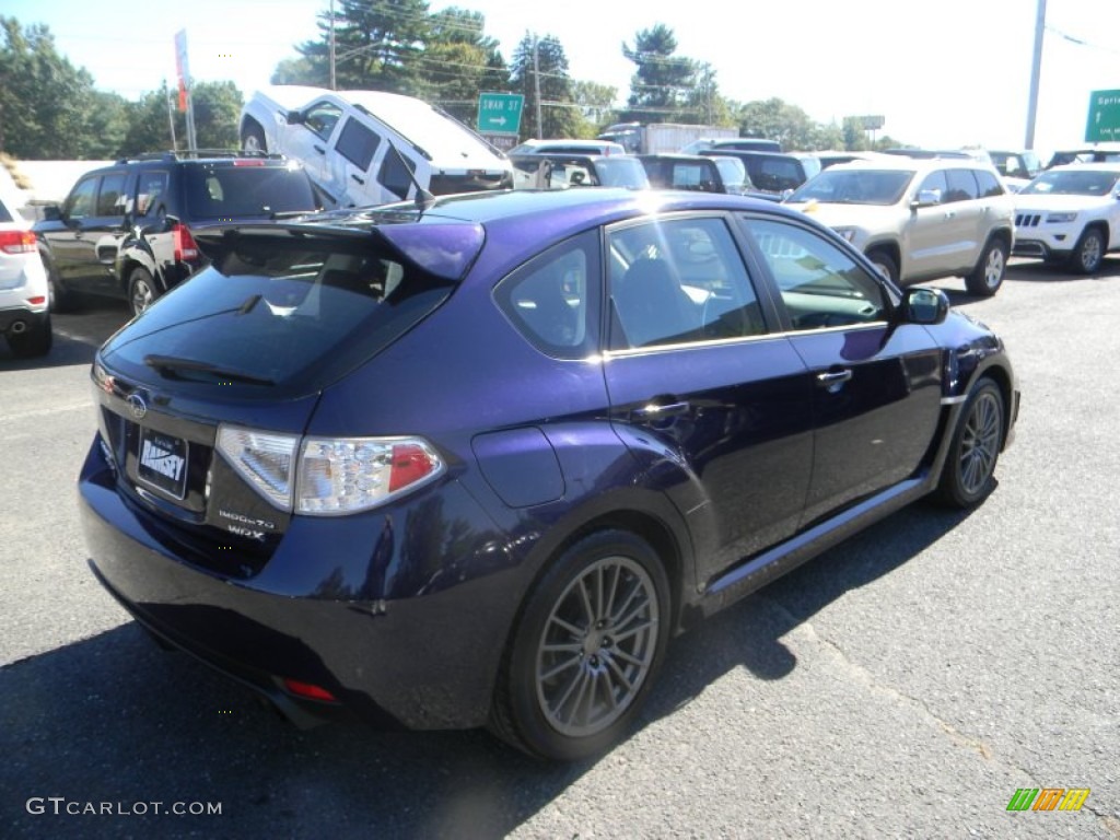 2012 Impreza WRX 5 Door - WRX Plasma Blue / WRX Carbon Black photo #7