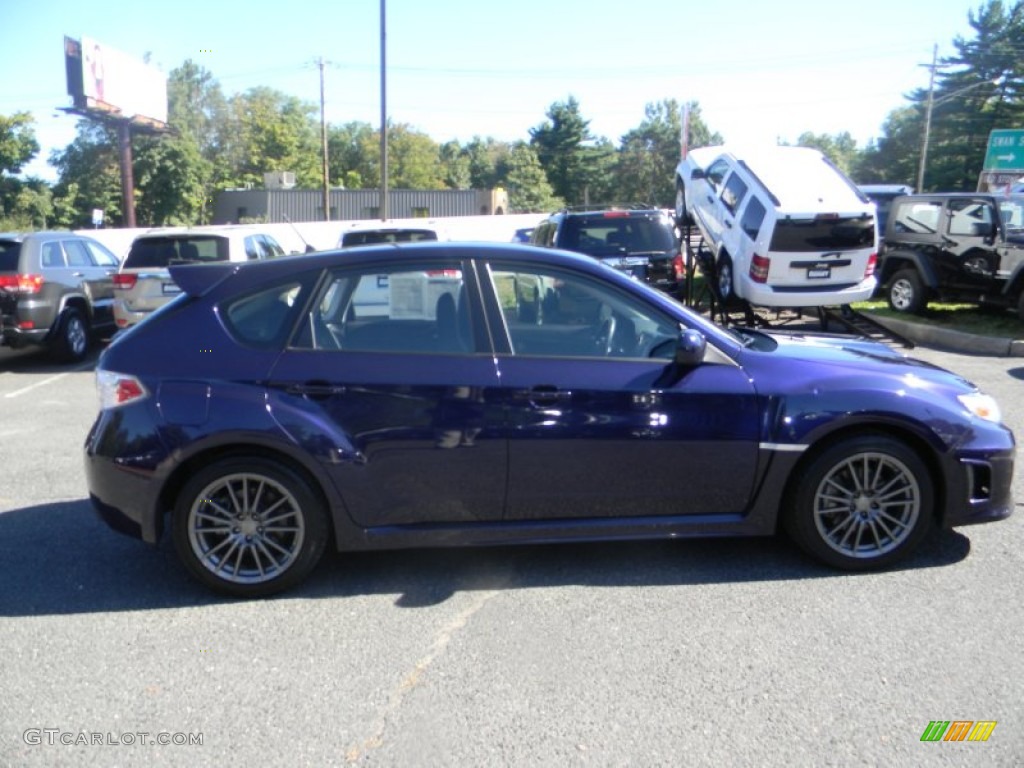 2012 Impreza WRX 5 Door - WRX Plasma Blue / WRX Carbon Black photo #8