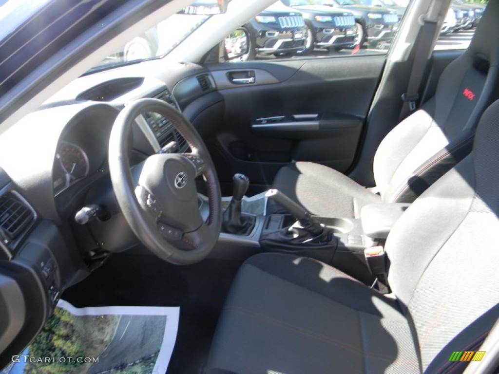 2012 Impreza WRX 5 Door - WRX Plasma Blue / WRX Carbon Black photo #9