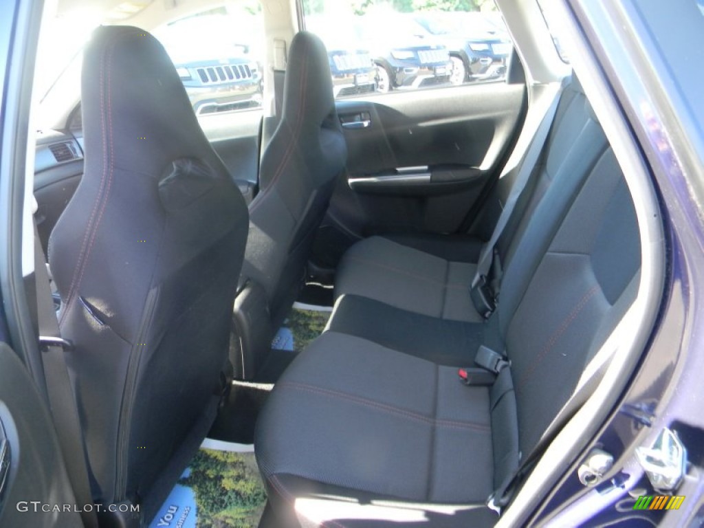 2012 Impreza WRX 5 Door - WRX Plasma Blue / WRX Carbon Black photo #10