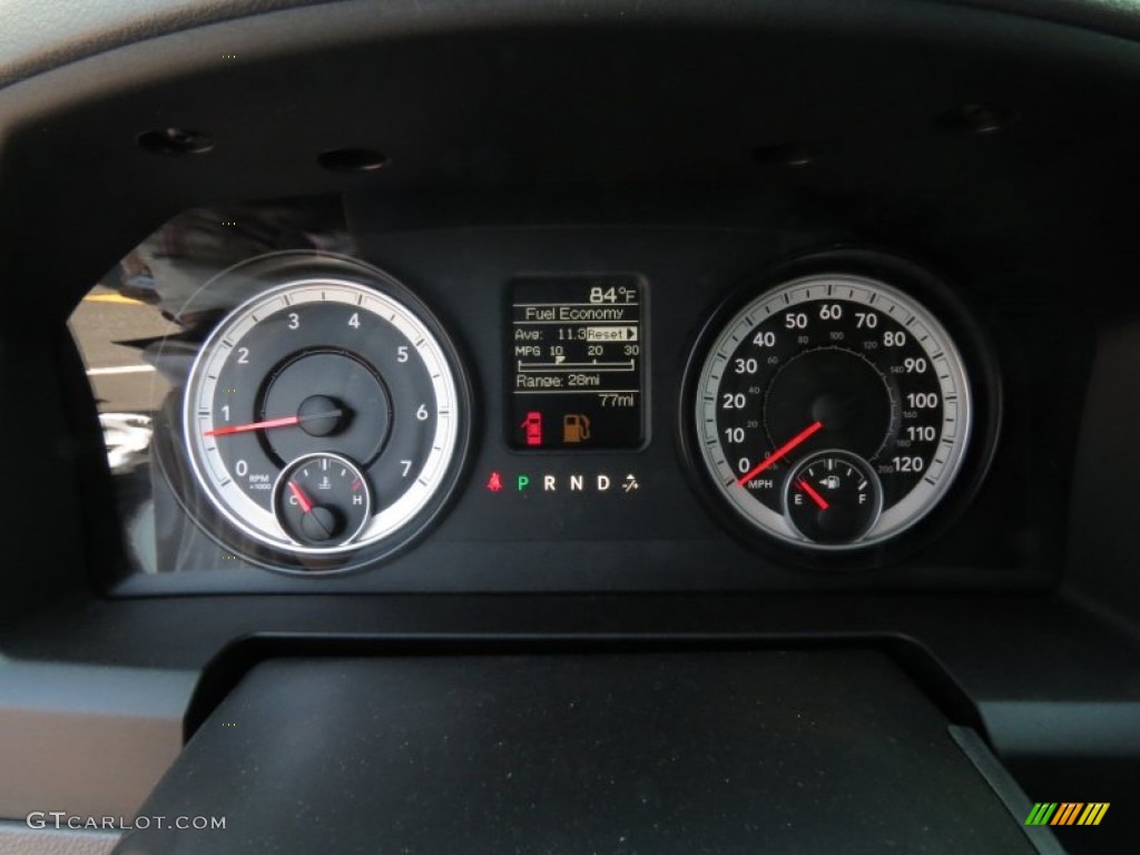 2014 Ram 1500 Express Regular Cab Gauges Photo #85925223