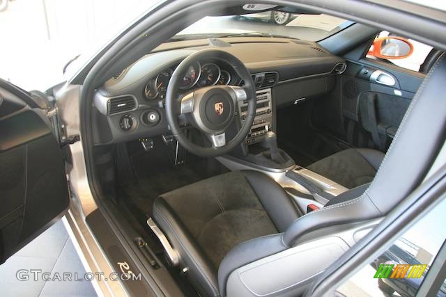 2007 911 GT3 RS - Arctic Silver Metallic/Orange / Black photo #4