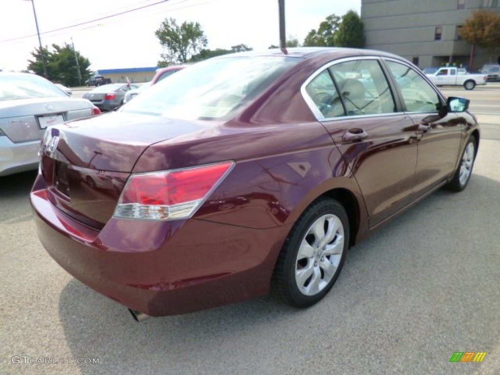 Basque Red Pearl 2008 Honda Accord EX Sedan Exterior Photo #85925901