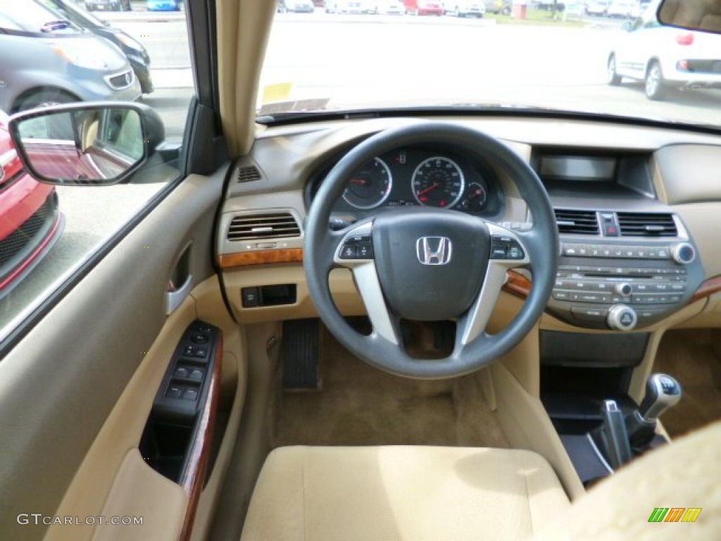 2008 Honda Accord EX Sedan Ivory Dashboard Photo #85926033