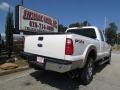 2011 Oxford White Ford F350 Super Duty Lariat Crew Cab 4x4  photo #8