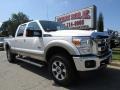 2011 Oxford White Ford F350 Super Duty Lariat Crew Cab 4x4  photo #11