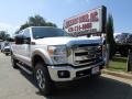 2011 Oxford White Ford F350 Super Duty Lariat Crew Cab 4x4  photo #26