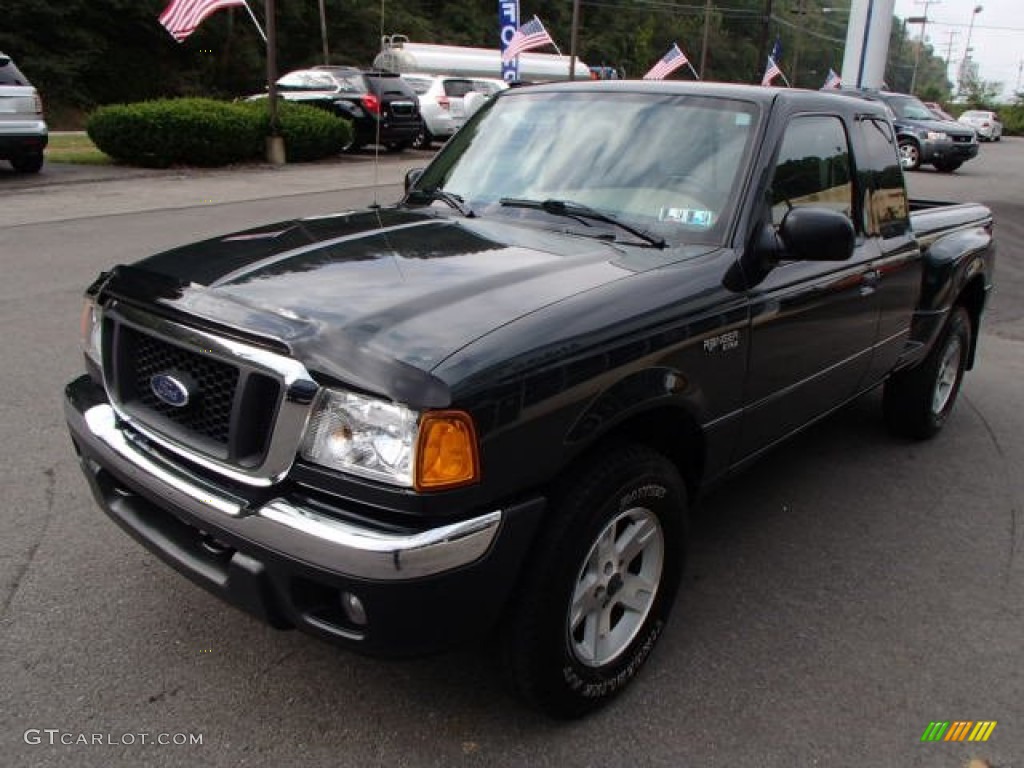 2004 Ranger FX4 SuperCab 4x4 - Dark Green Metallic / Medium Dark Flint photo #4