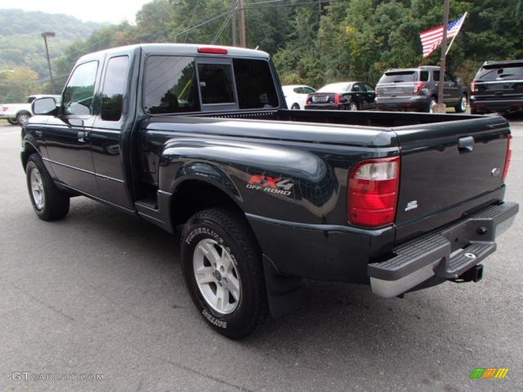 Dark Green Metallic 2004 Ford Ranger FX4 SuperCab 4x4 Exterior Photo #85927758
