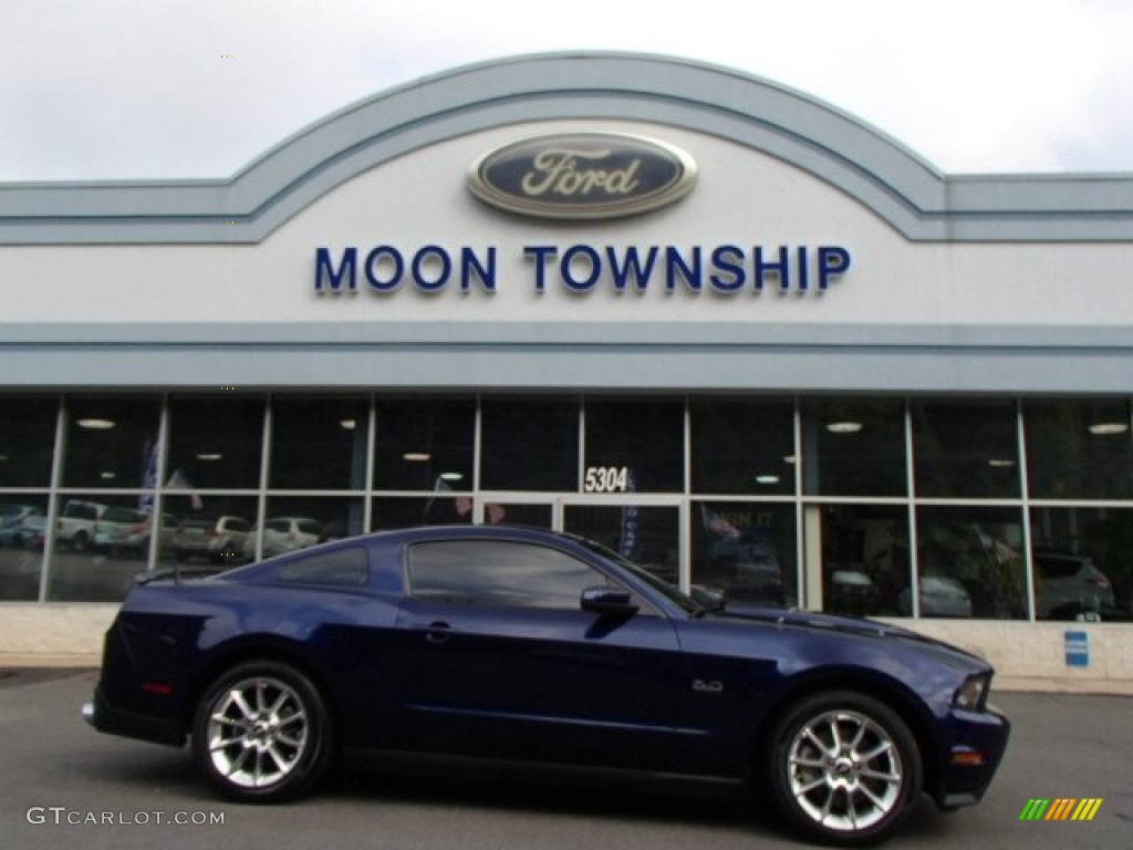 2011 Mustang GT Premium Coupe - Kona Blue Metallic / Charcoal Black photo #1