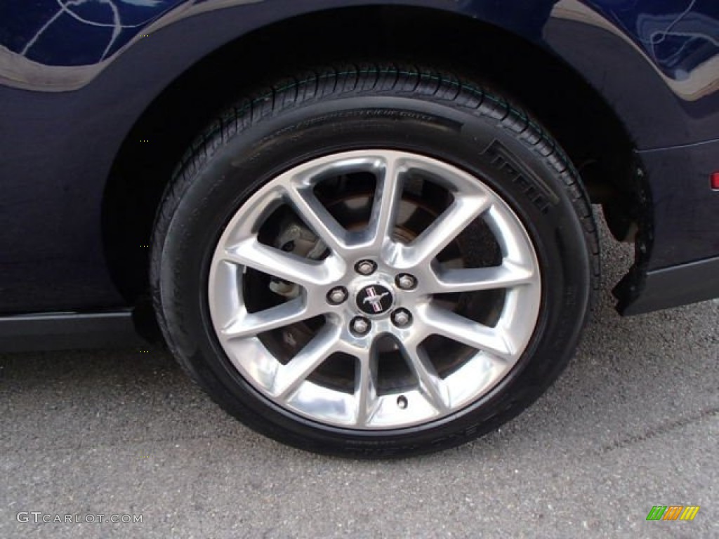 2011 Mustang GT Premium Coupe - Kona Blue Metallic / Charcoal Black photo #9