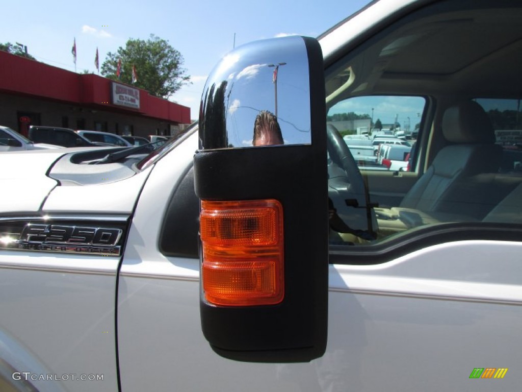 2011 F350 Super Duty Lariat Crew Cab 4x4 - Oxford White / Adobe photo #128