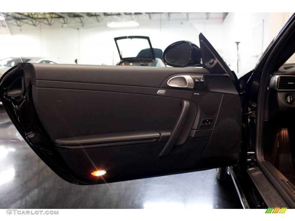 2012 Porsche 911 Black Edition Coupe Black Door Panel Photo #85929354