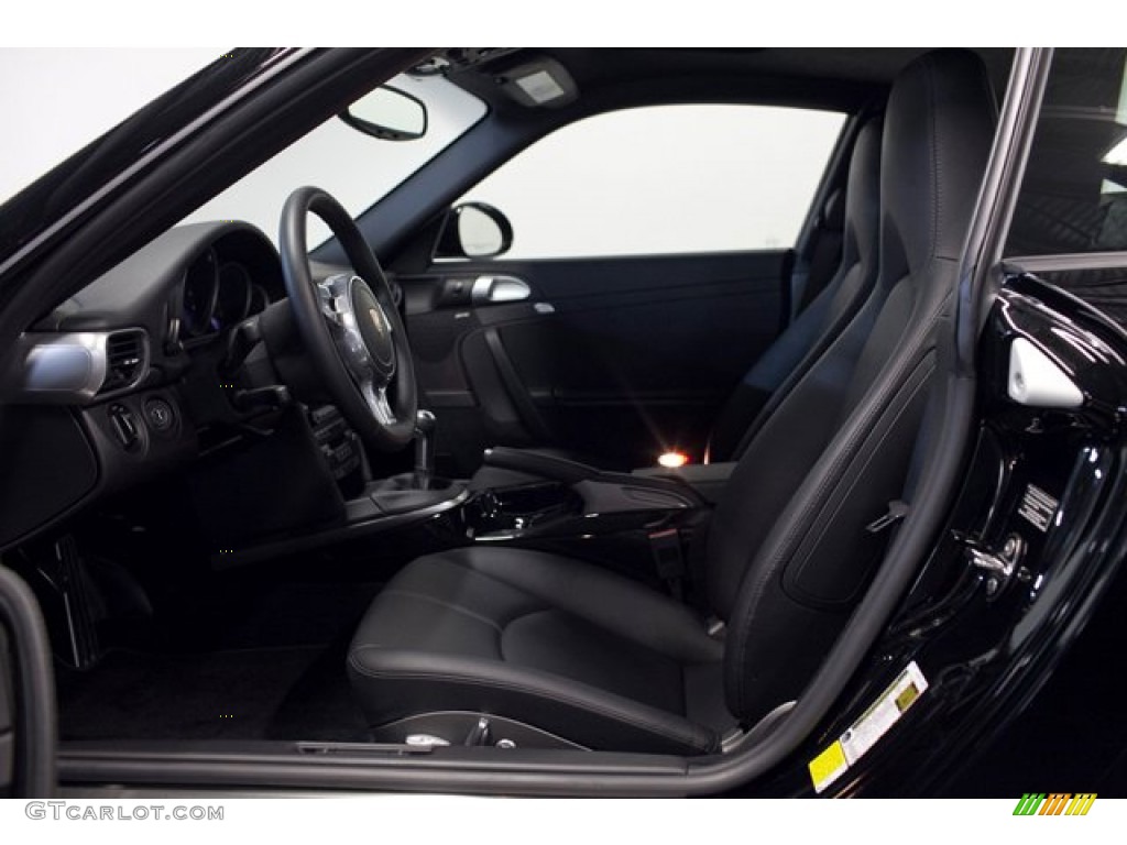 2012 911 Black Edition Coupe - Black / Black photo #23
